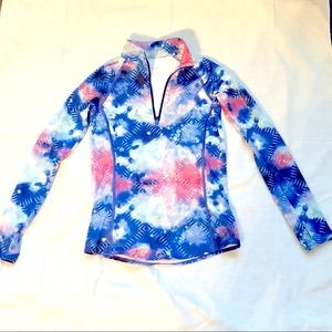 Reebok Long Sleeve Zipper Top Size M